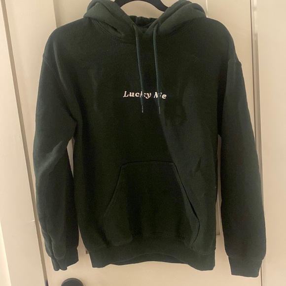 Green Lucky Me Sweatshirt - Picture 1 of 2